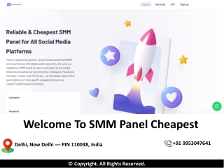 Cheapest SMM Panel – SMM Panel Cheapest