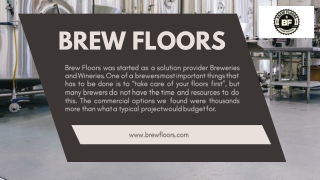 Winery Floors