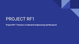 Matthew Stone Project RF1 – Engineering Innovation & Strategic Development