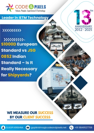 S1000D European Standard vs JSG 0852 Indian Standard – Is It Really Necessary for Shipyards.docx