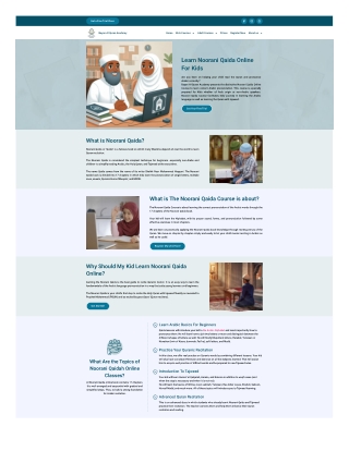 Learn Noorani Qaida Online For Kids - Bayan Al Quran Academy