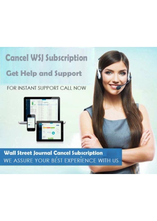 Wall Street Journal Subscription Cancellation