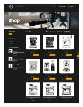 Shop Premium Coffee Machines Online , Espresso, Drip, and Professional Coffee