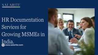 HR Documentation Services for Growing MSMEs in India.