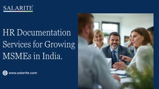 HR Documentation Services for Growing MSMEs in India.