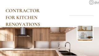 Luxury Makeovers by an Experienced Contractor for Kitchen Renovations