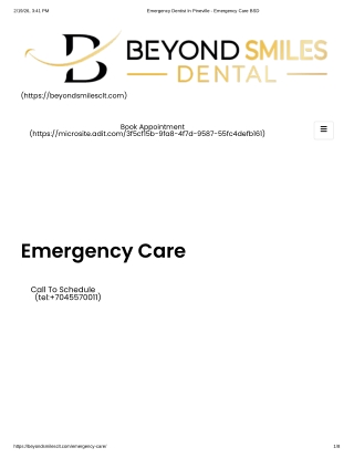 Emergency Dentist In Pineville - Emergency Care BSD