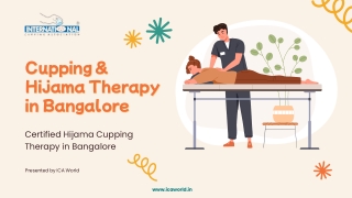 Cupping Therapy in Bangalore and Hijama Therapy with Certified Courses