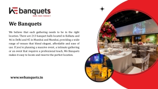 Premium Marriage Hall in Kolkata for Special Occasions