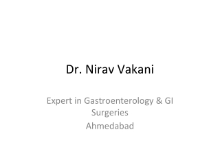 Best gastroenterologist in Ahmedabad, Gujarat