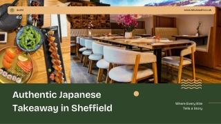 Authentic Japanese Takeaway in Sheffield