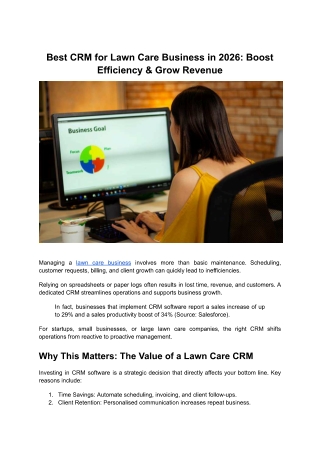 Best CRM for Lawn Care Business in 2026: Boost Efficiency & Grow Revenue