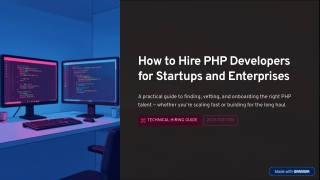 How to Hire PHP Developers for Startups and Enterprises
