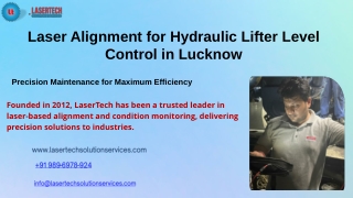 Laser Alignment for Hydraulic Lifter Level Control in Lucknow