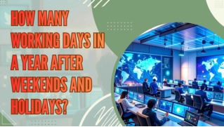 How Many Working Days In A Year After Weekends And Holidays?