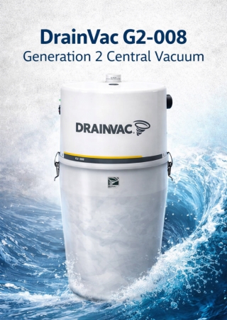 DrainVac G2-008 Generation 2 Central Vacuum for Efficient Drain Maintenance | Th