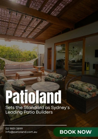 Sydney Homeowners Turn to Expert Patio Builders for Stylish and Durable Outdoor