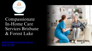Compassionate In-Home Care Services Brisbane & Forest Lake