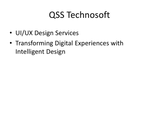 UI/UX Design Services by QSS Technosoft – Creating Seamless Digital Experiences