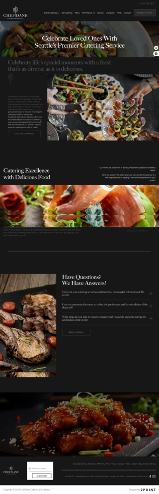 Customizable Catering Options for Celebration Events