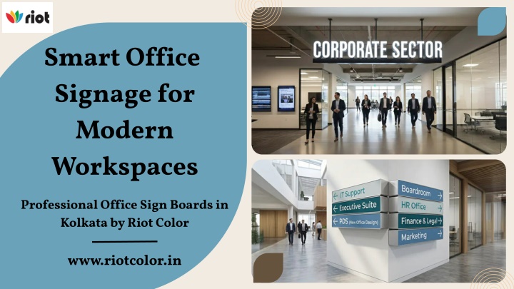 PPT - Smart Office Signage for Modern Workspaces PowerPoint ...