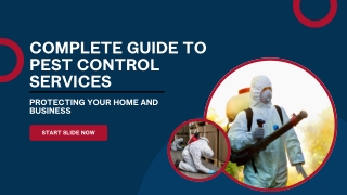 Complete Guide to Pest Control Services: Protecting Your Home and Business