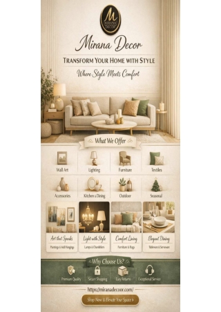 Premium Home Decor Items for Elegant Interiors | Mirana Decoor