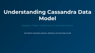 Understanding Cassandra Data Model | Apache Cassandra