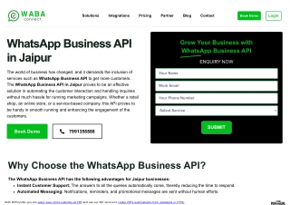 WhatsApp Business API In Jaipur