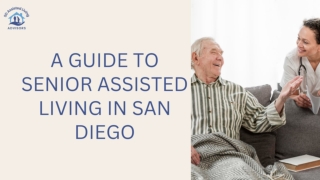 A Guide to Senior Assisted Living in San Diego
