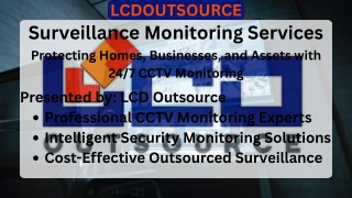 Surveillance Monitoring Services