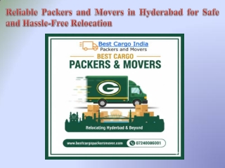 Reliable Packers and Movers in Hyderabad for Safe and Hassle-Free Relocation