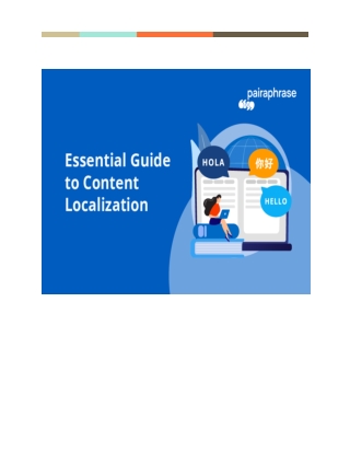 Building Regional Relevance Through Content Localization