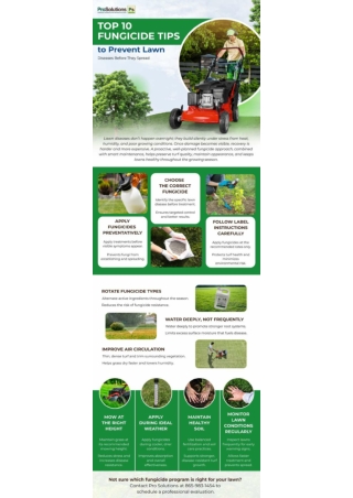 Top 10 Fungicide Tips to Prevent Lawn Diseases Before They Spread