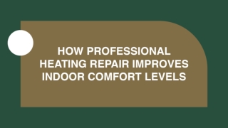 Skilled Technicians for Heating System Maintenance