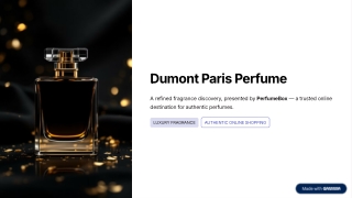 Dumont Paris Perfume