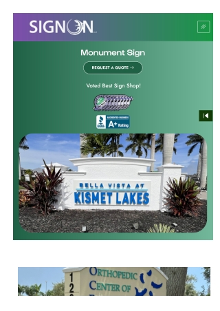 Monument Signs