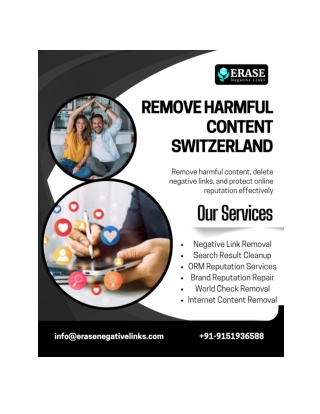 Remove Harmful Content Switzerland | Erase Negative Links