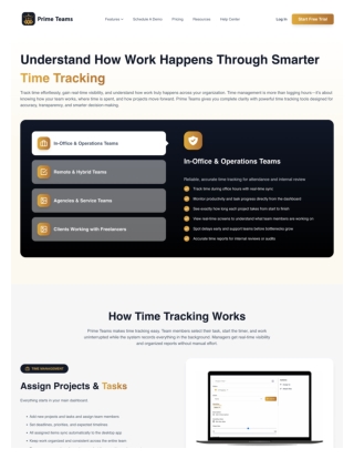 Time Tracking Software – Prime Teams