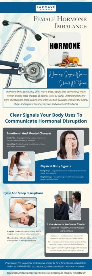 Early Signs of Hormonal Imbalance in Women