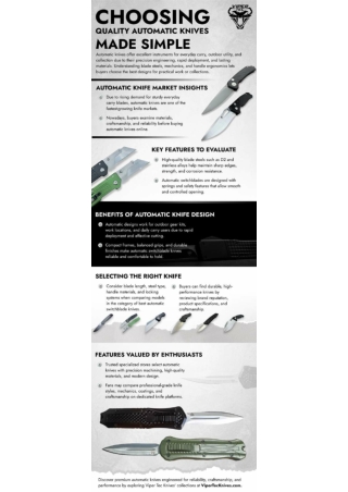 Choosing Quality Automatic Knives Made Simple