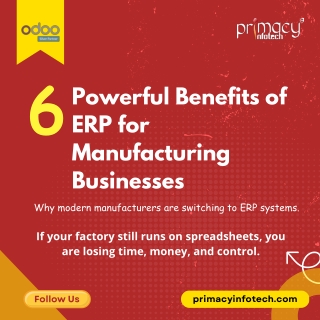 Manufacturing businesses are becoming more complex every day.