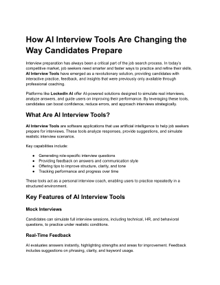 Boost Your Interview Skills with AI Interview Tools