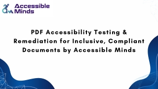 PDF Accessibility Testing & Remediation