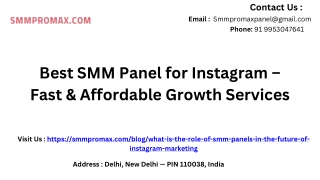 SMM Panel For Instagram