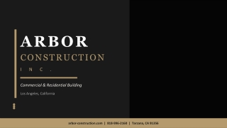 Home Builders in Los Angeles - Arbor Construction Inc.