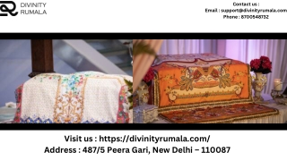 Elegant Rumala Sahib Designs Crafted with Devotion, Tradition, and Premium