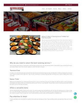 Best Catering Services in Dwarka