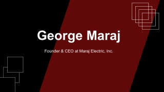 George Maraj - A Change-Seeking Trailblazer - New York