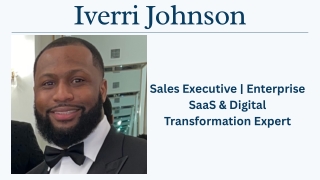 Iverri Johnson | Sales Executive Driving Revenue Growth & AI Innovation